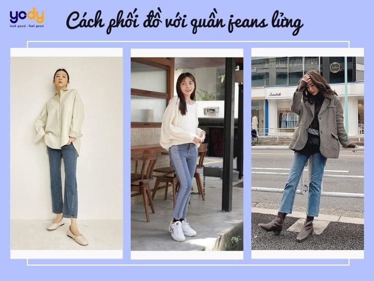 Mách bạn 5+ cách phối quần jean lửng nữ với áo đẹp chất lừ