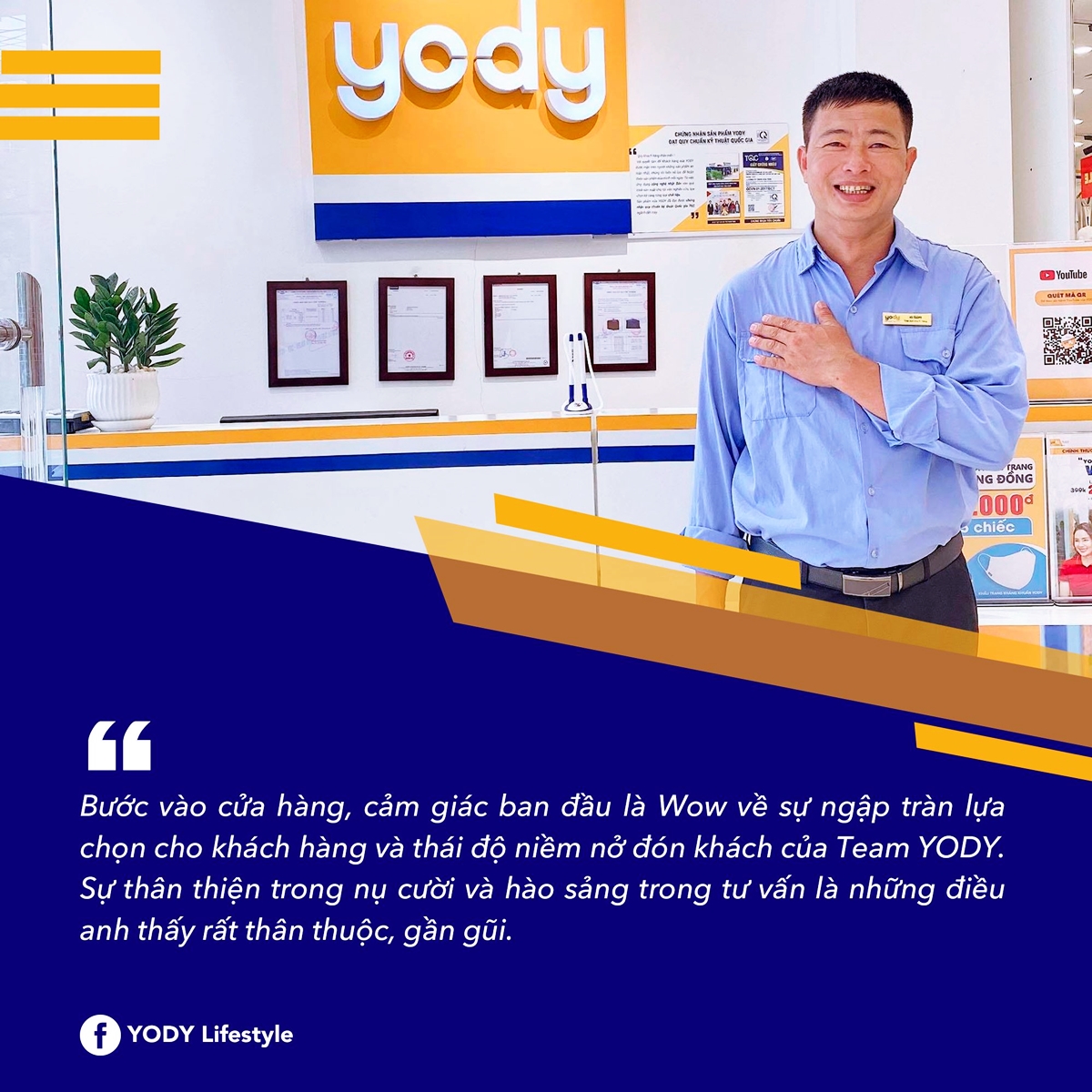 Câu chuyện Người phục vụ ở YODY