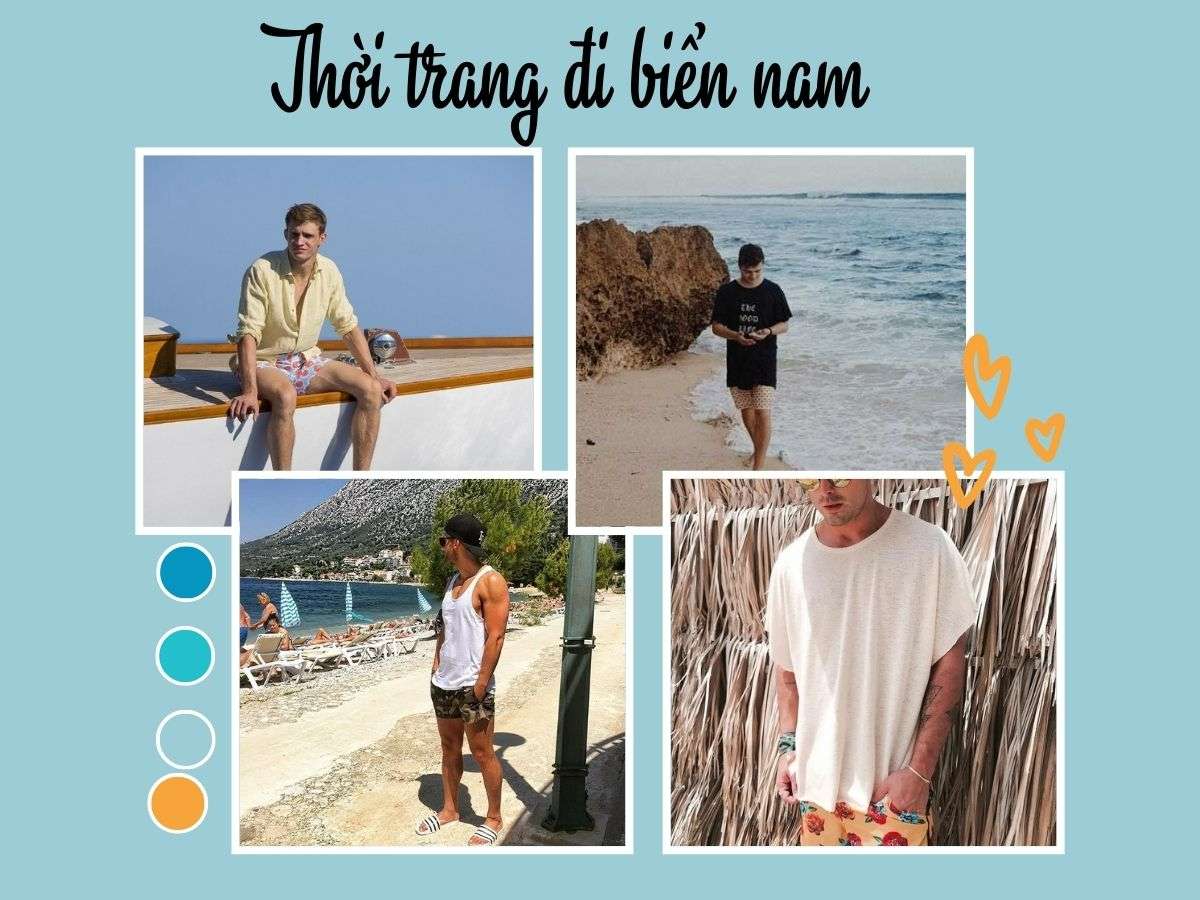 Các set quần áo đi biển nam cực HOT HIT hợp thời trang