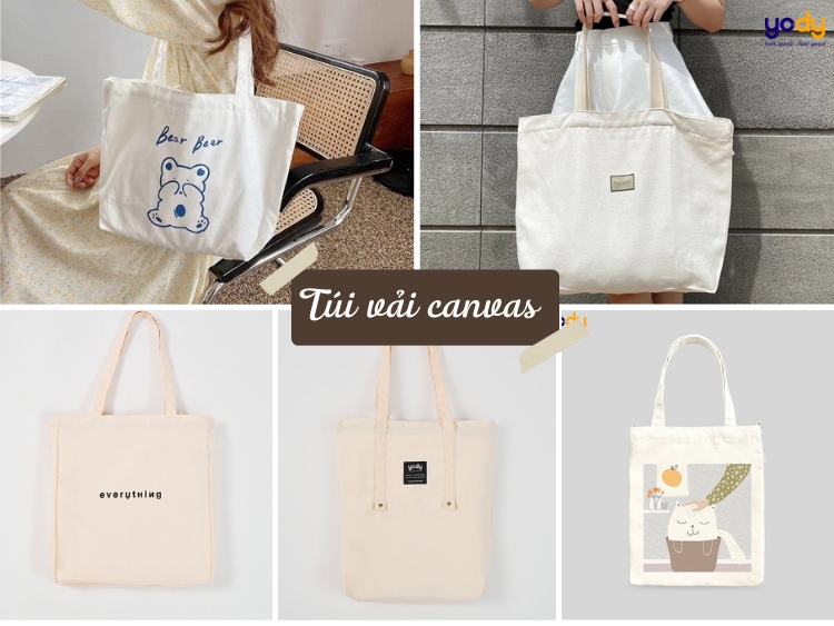 Gợi ý 999 mẫu túi vải canvas cá tính và thời trang nhất 2023