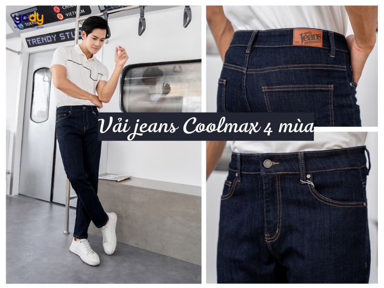Vải Jeans Coolmax 4 Mùa - Vừa tiện dụng vừa thời trang