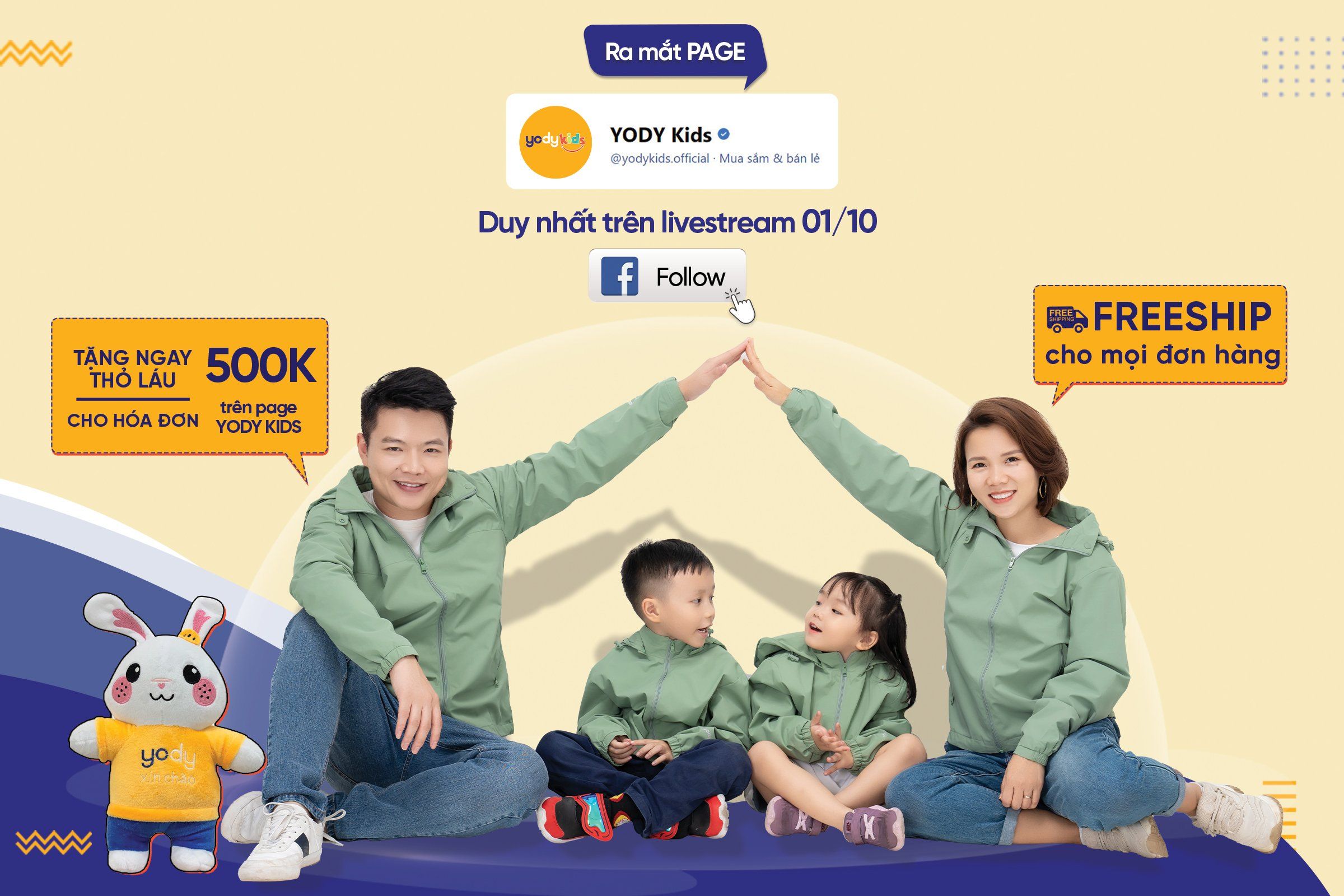 Ra mắt fanpage YODY KIDS dành riêng cho bé