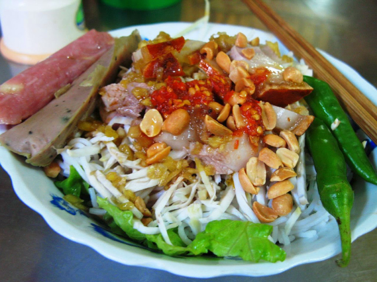 Bún mắm nêm siêu ngon