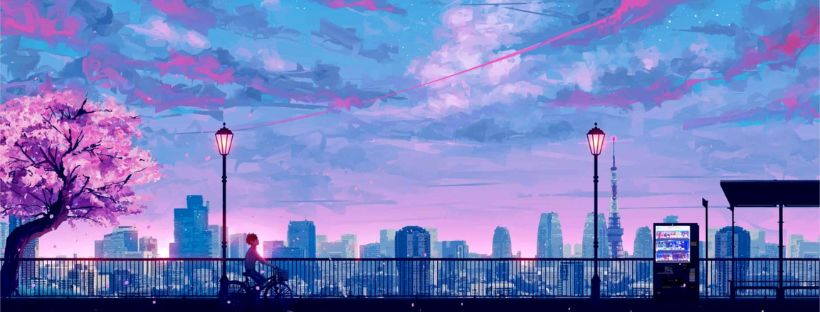 Ảnh bìa facebook đẹp anime