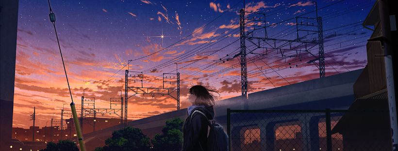 Ảnh bìa facebook đẹp anime