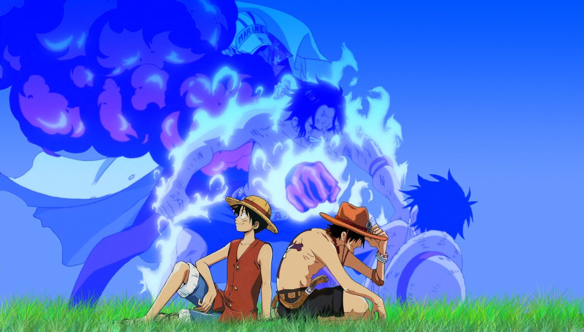Luffy, Sabo, and Ace phone wallpaper by TheOGScottas on DeviantArt