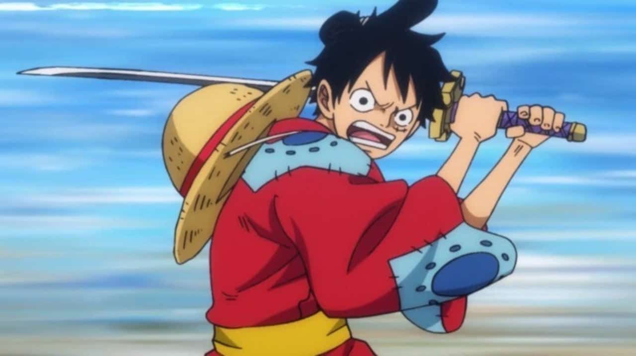 V02) Tấm Postcard anime cao cấp giấy 260gsm One Piece Đảo Hải Tặc Luffy  chibi ảnh