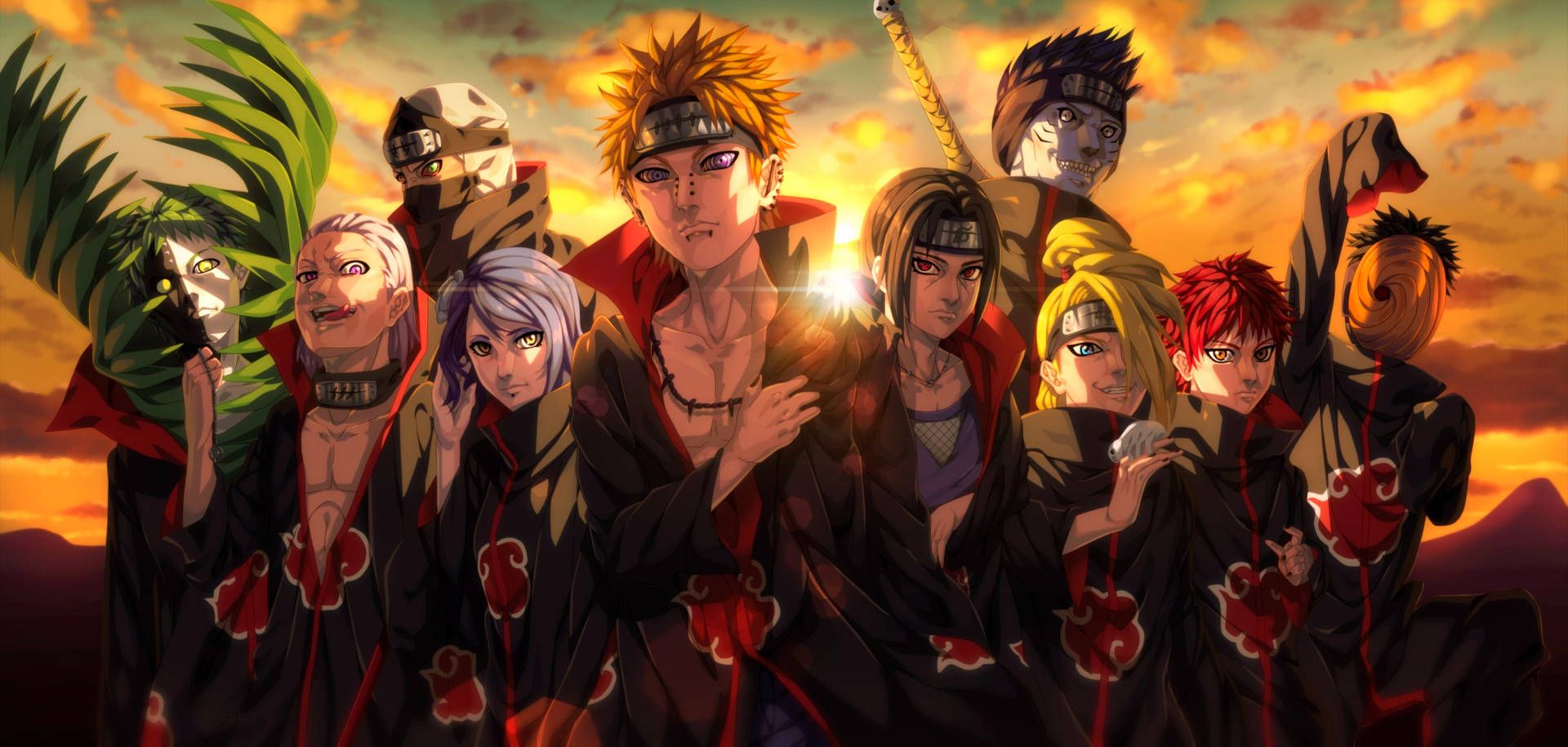 Sắp xếp sức mạnh của các thành viên trong tổ chức khủng bố Akatsuki trong  Naruto (Phần 1)