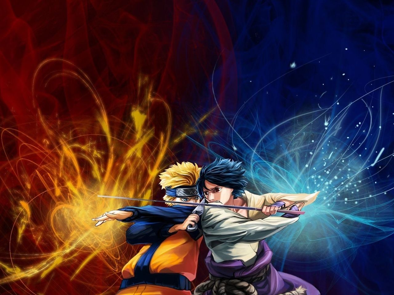 Hình nền Naruto và Sasuke