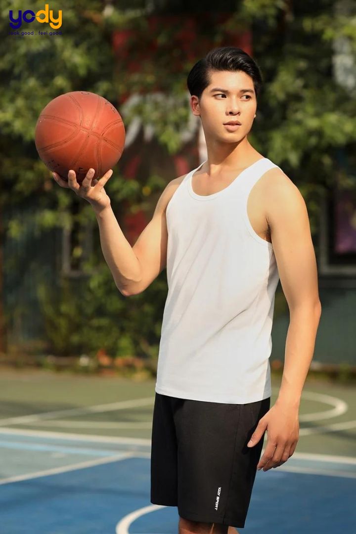 áo 3 lỗ nam trắng