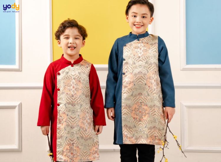 Áo dài chất liệu patta