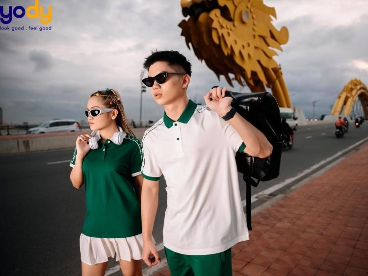 áo polo đi biển