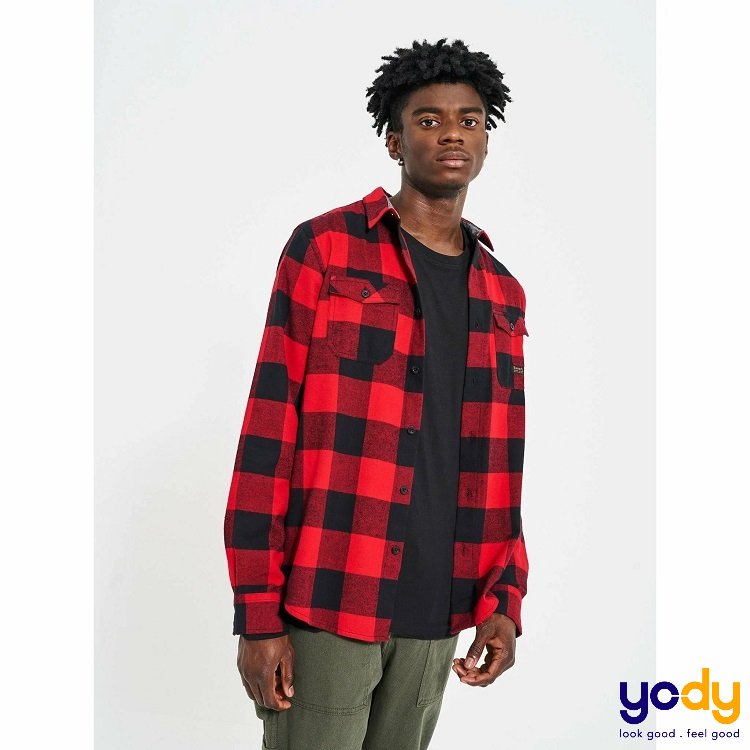 Áo flannel màu đỏ