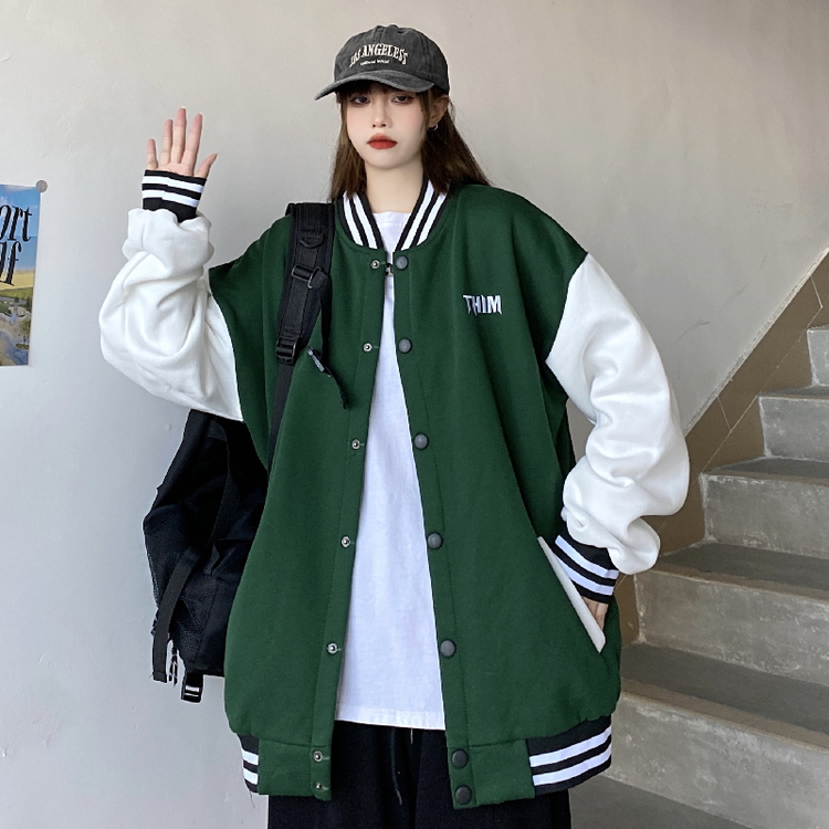 áo khoác bomber nữ form rộng