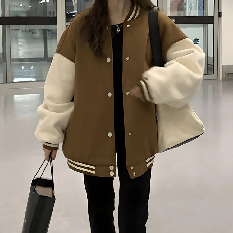 Mẫu áo khoác bomber nữ rộng đẹp