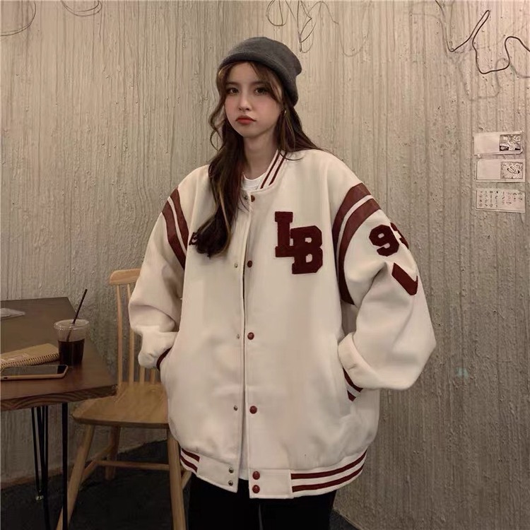 áo khoác bomber nữ form rộng