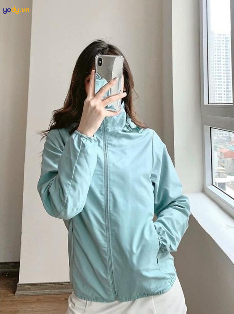áo khoác gió nữ form rộng