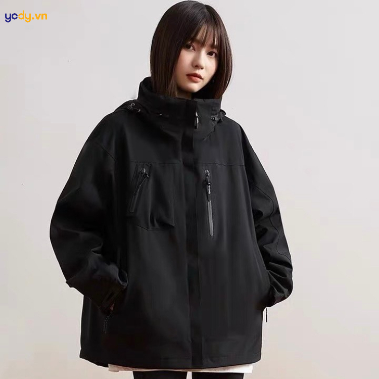 mẫu áo khoác gió nữ Hàn Quốc