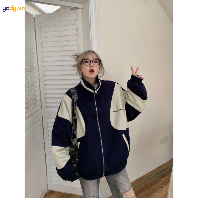 mẫu áo khoác gió nữ Hàn Quốc