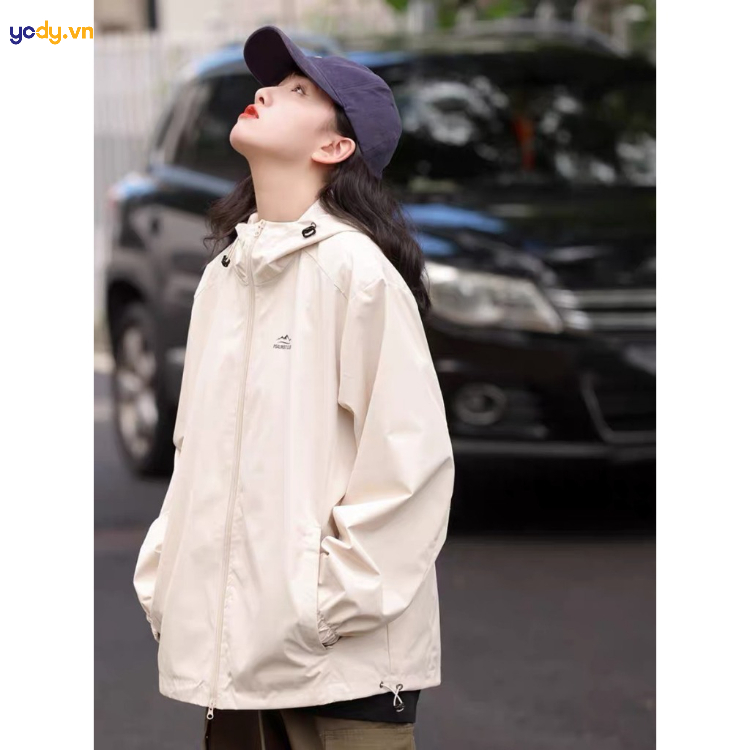 mẫu áo khoác gió nữ Hàn Quốc