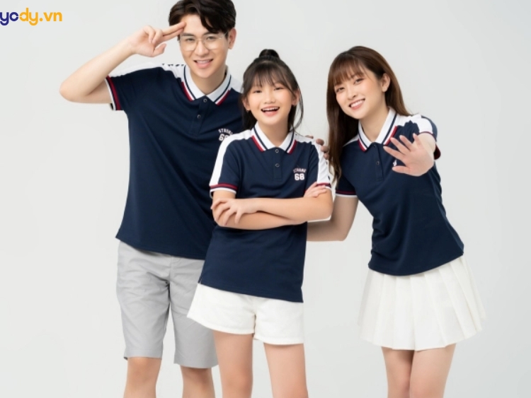 chọn áo lớp polo