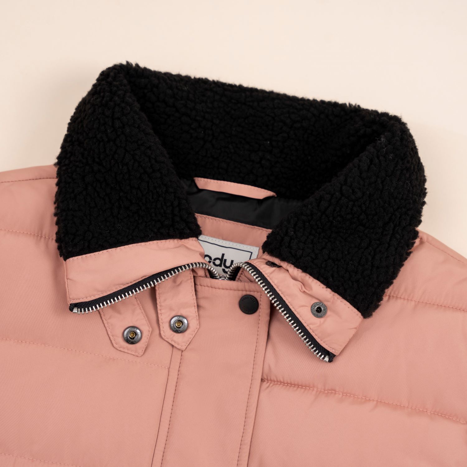 Áo Khoác Phao Nữ Vip Dáng Ôm Cổ Phối Lông