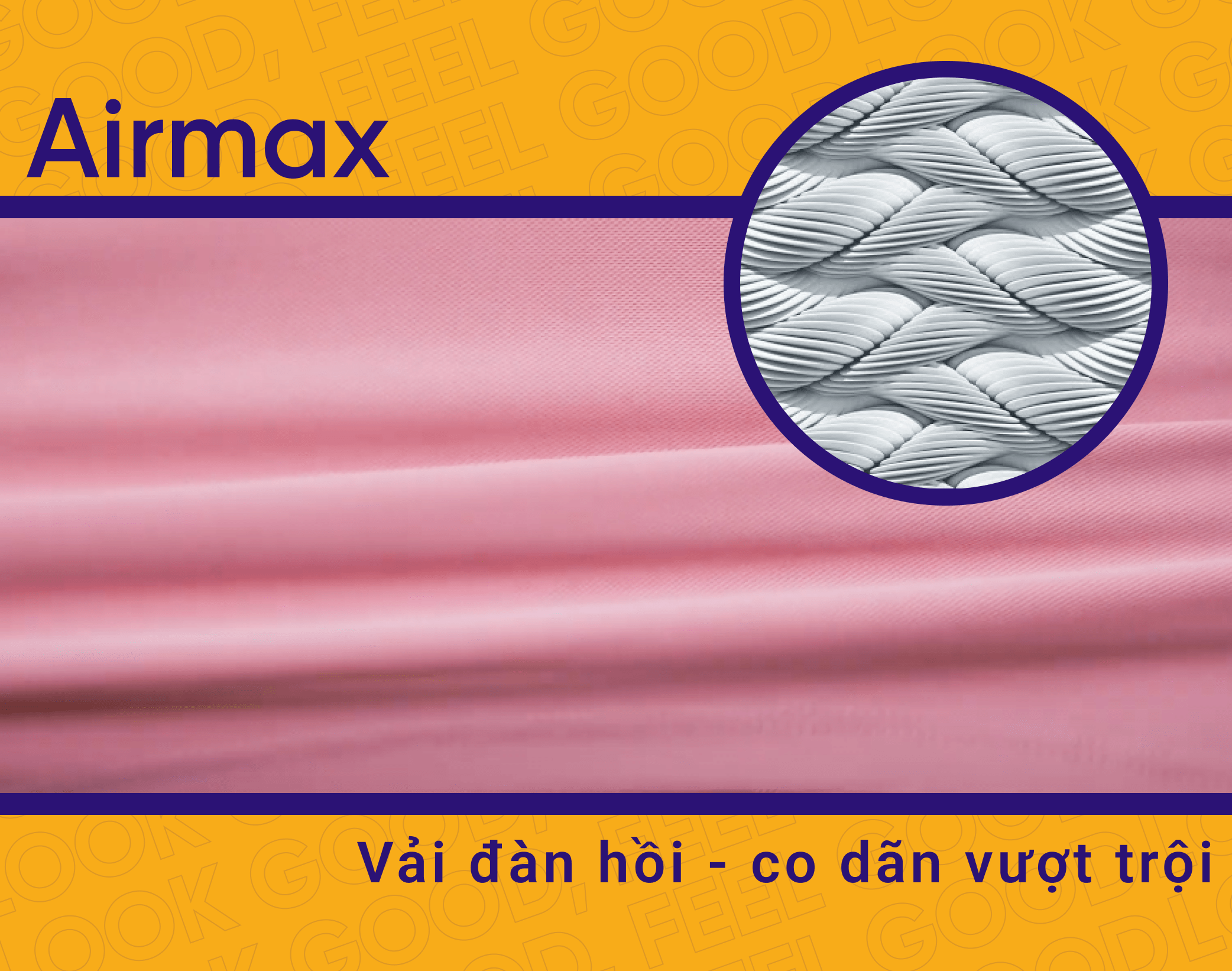 Áo polo chất liệu Airmax co dãn tốt 