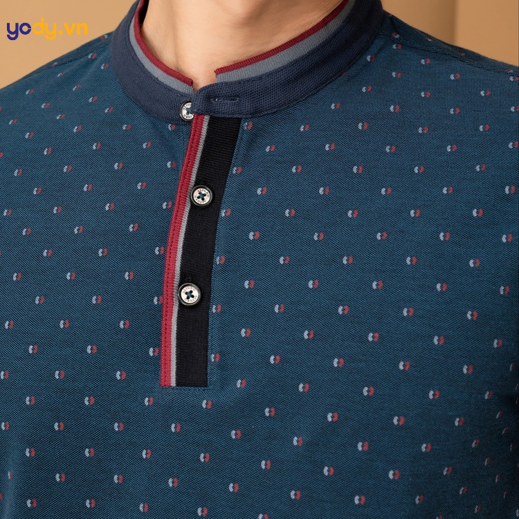 mẫu áo polo cổ trụ