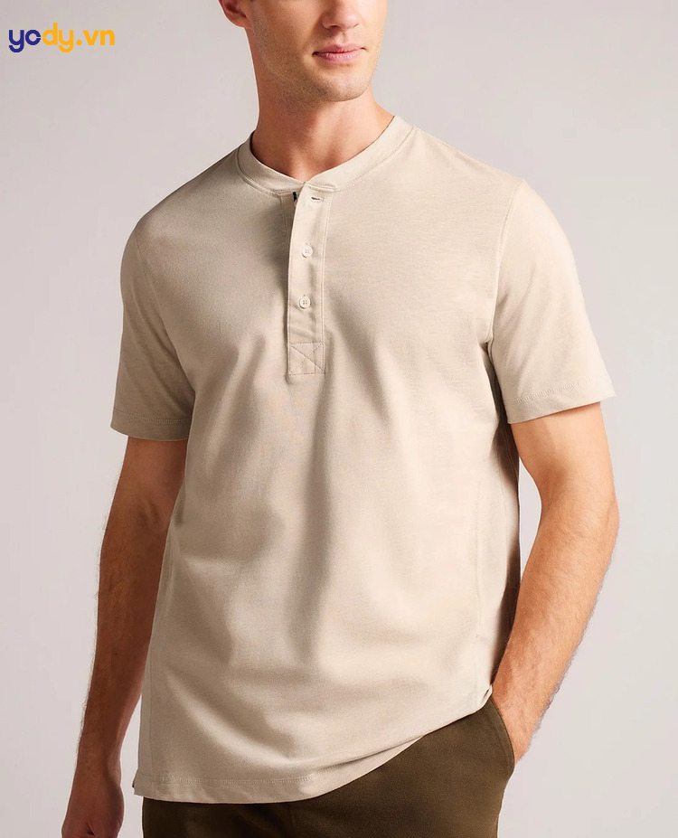 mẫu áo polo cổ trụ
