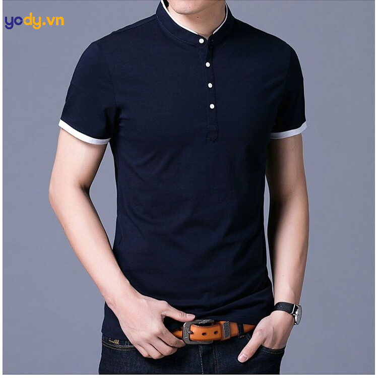 mẫu áo polo cổ trụ đẹp