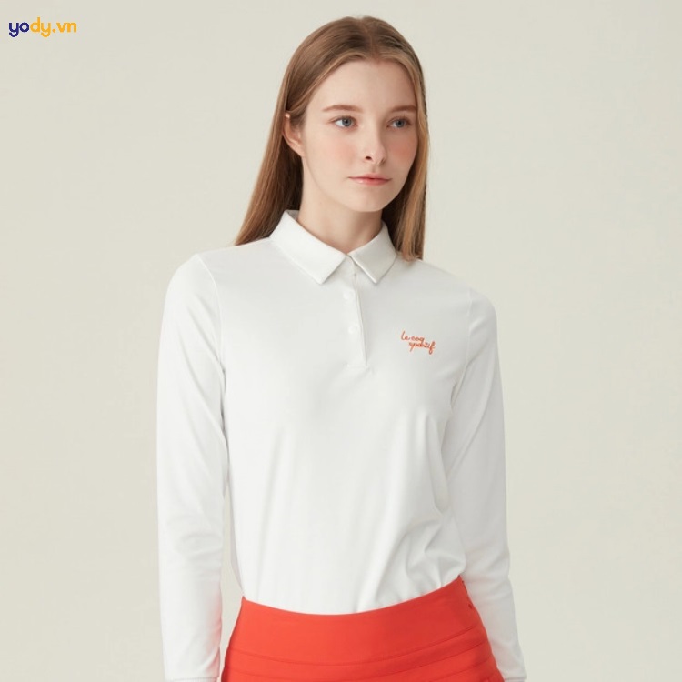 áo polo dài tay nữ