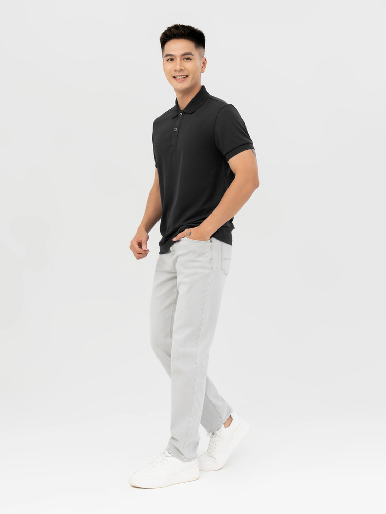 áo polo đen