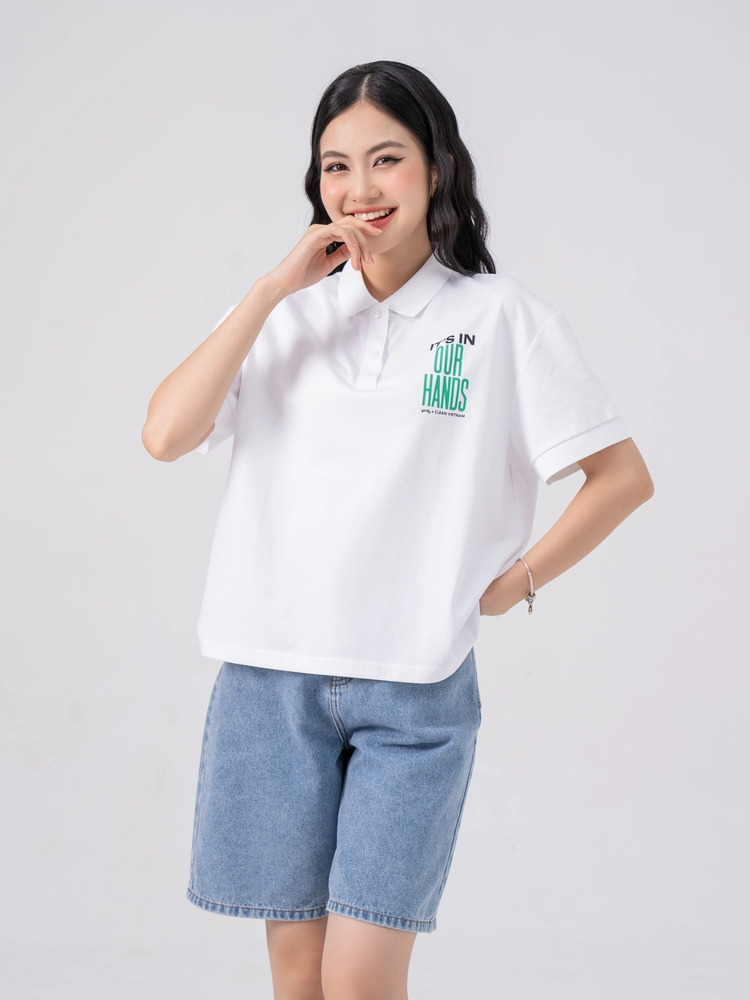 áo polo trắng