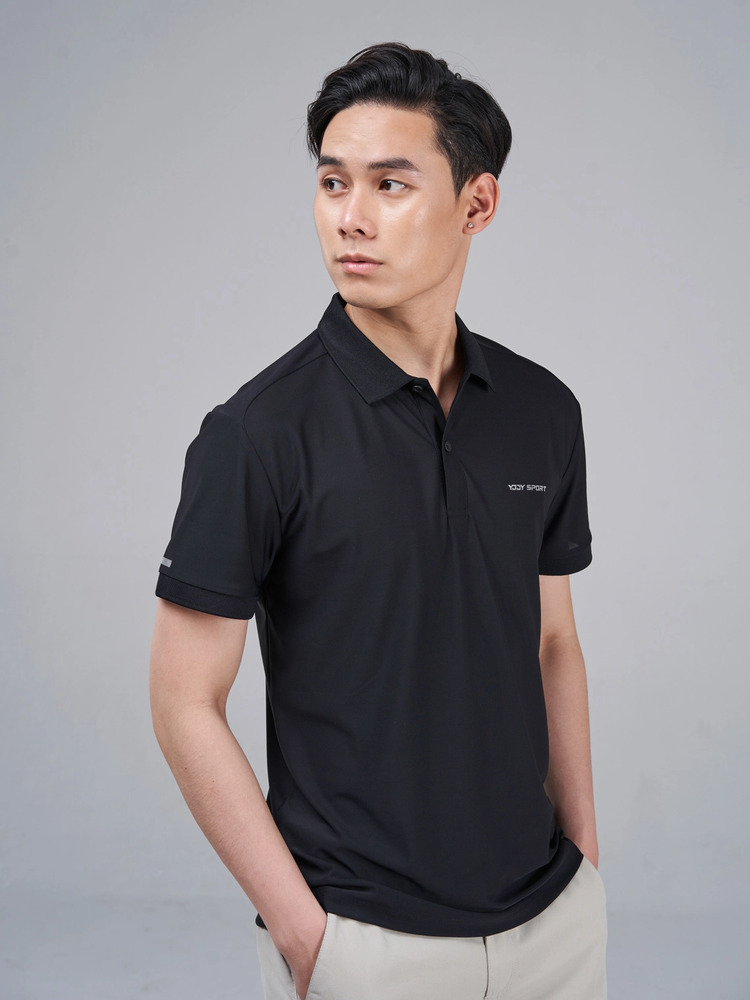 áo polo đen