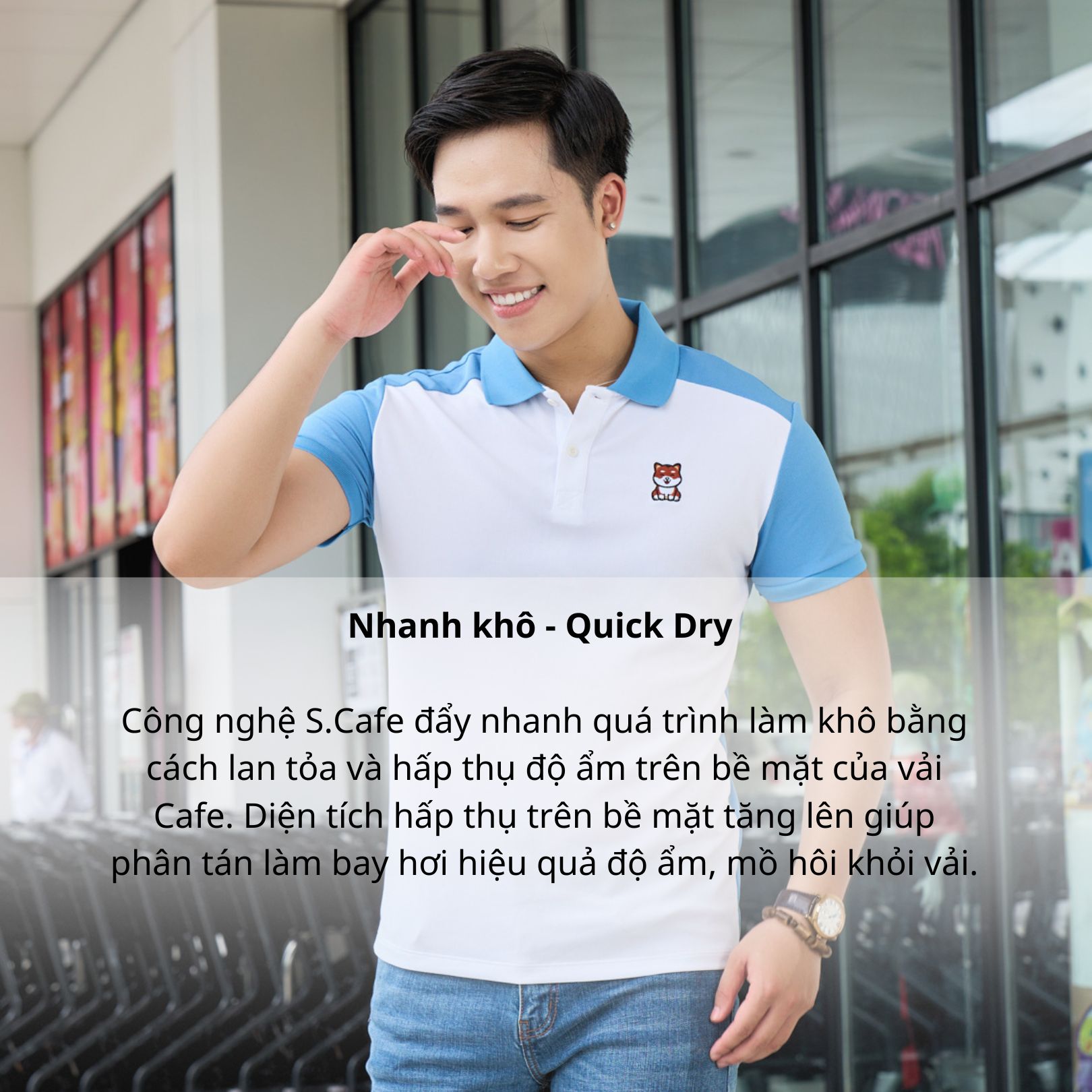 Áo Polo Nam Cafe Thêu Ngực
