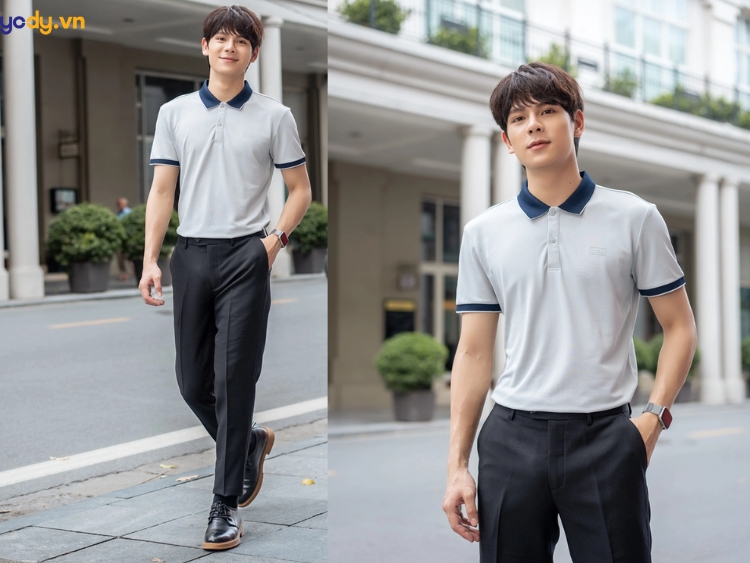 áo polo oversize nam