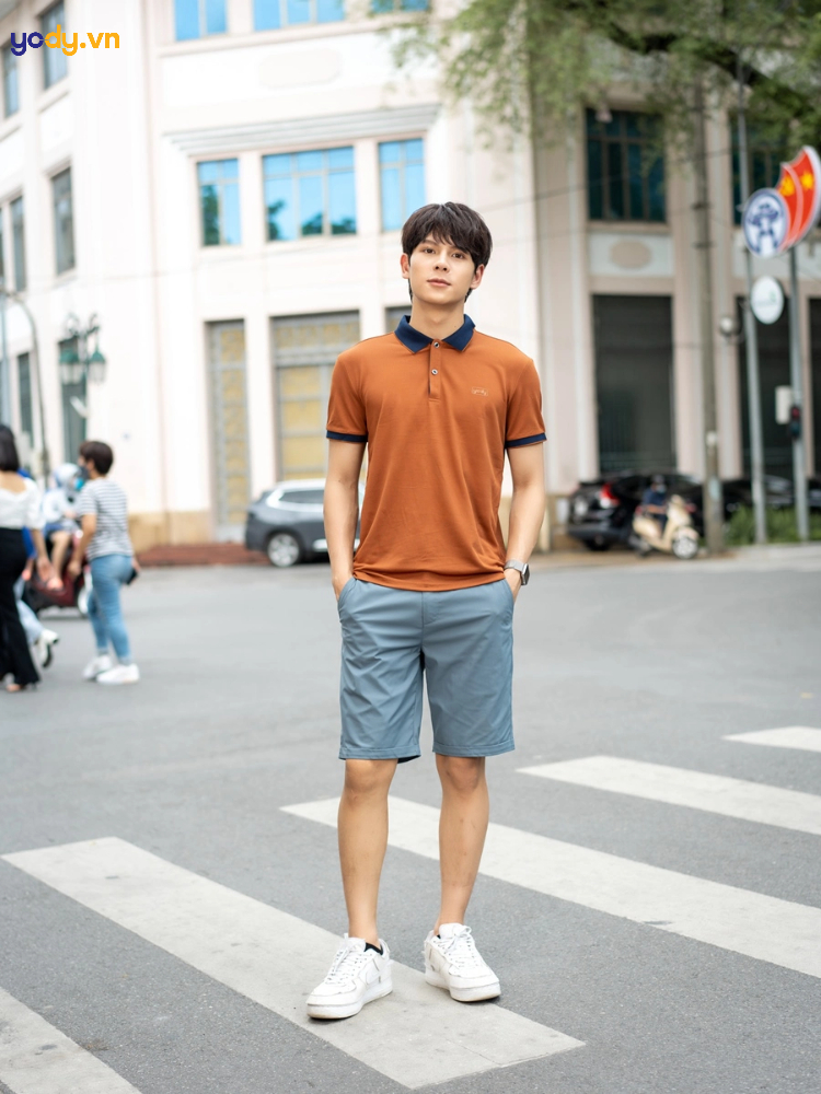 mẫu áo polo tay lỡ