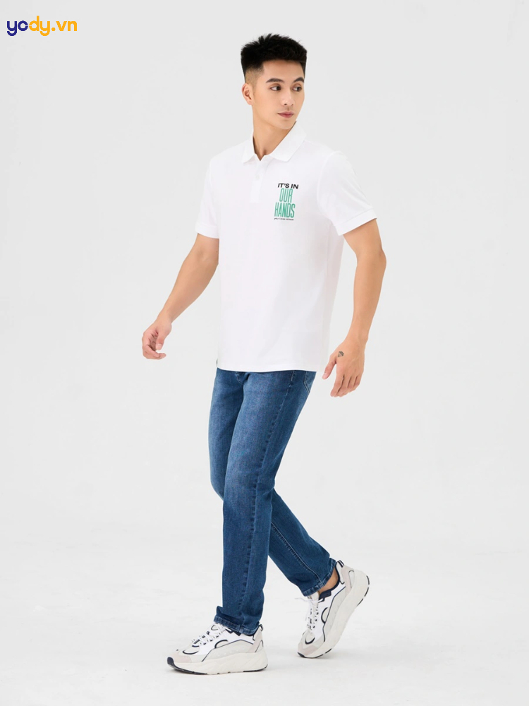 mẫu áo polo tay lỡ