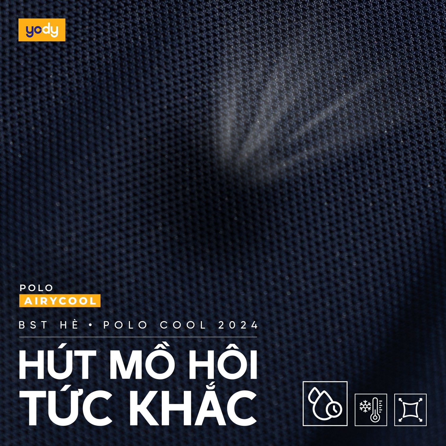 Áo Polo Thể Thao Nữ Airycool Điều Hoà Phối Lé Nổi Bật
