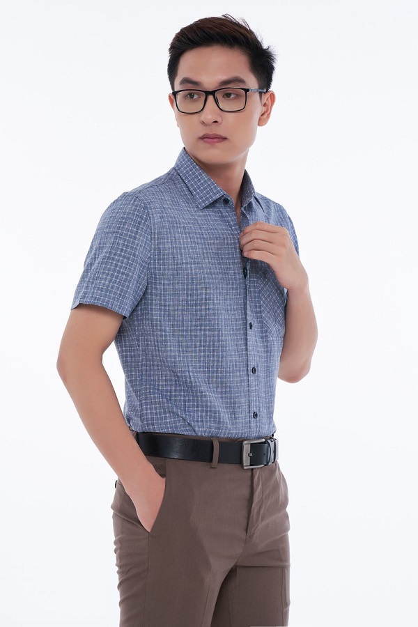 Sơ mi vải vỏ hàu