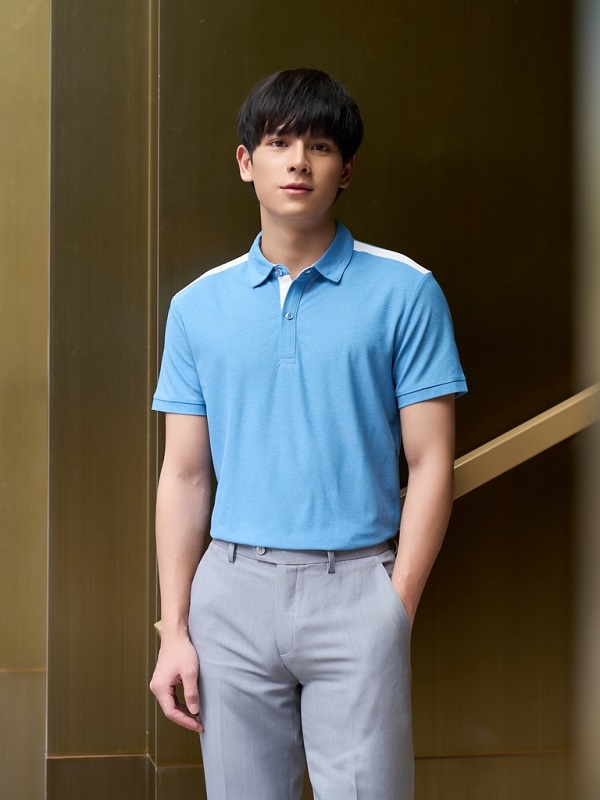 Vải vỏ hàu sản xuất áo polo 
