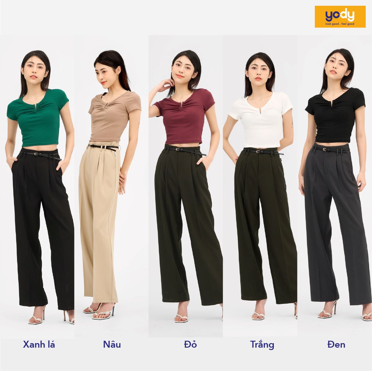 Áo Thun Zip Nữ Dáng Ôm Cổ V