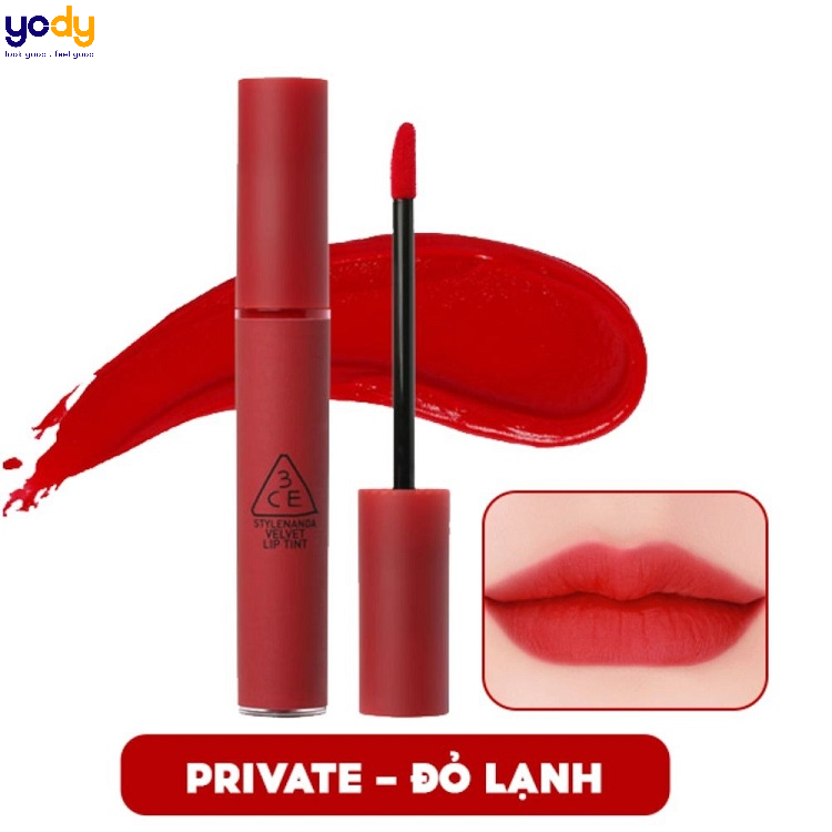 Bảng màu son 3CE Velvet Lip Tint