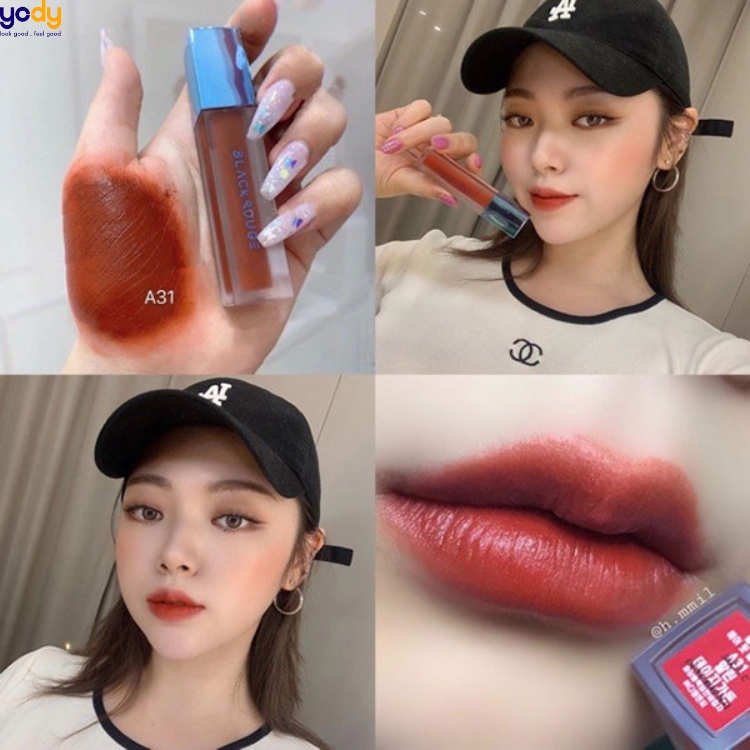 bảng màu son black rouge