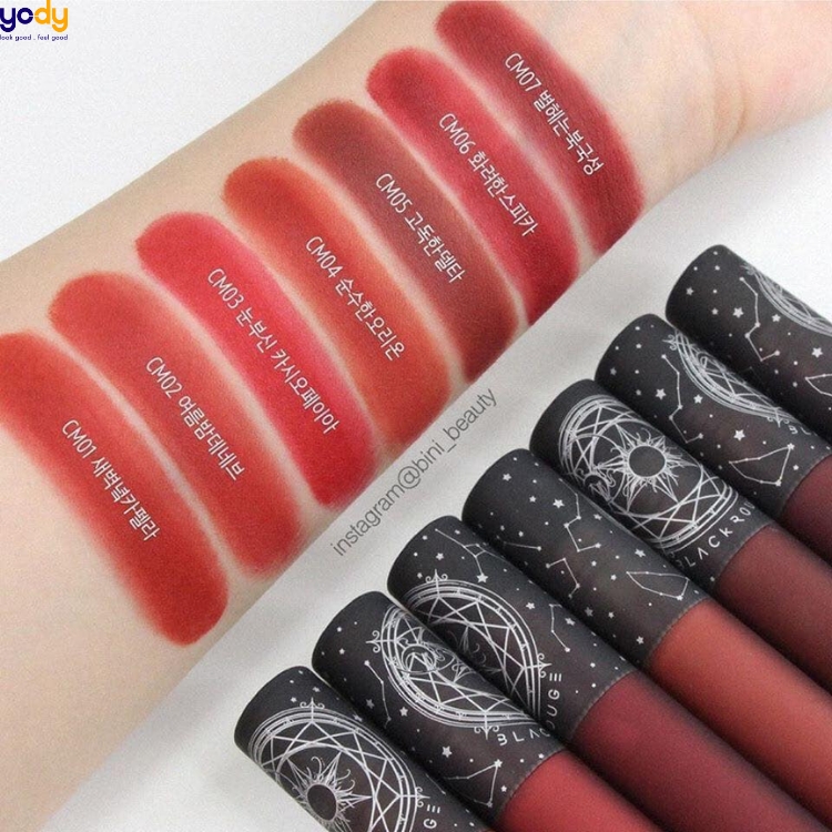 bảng màu son black rouge