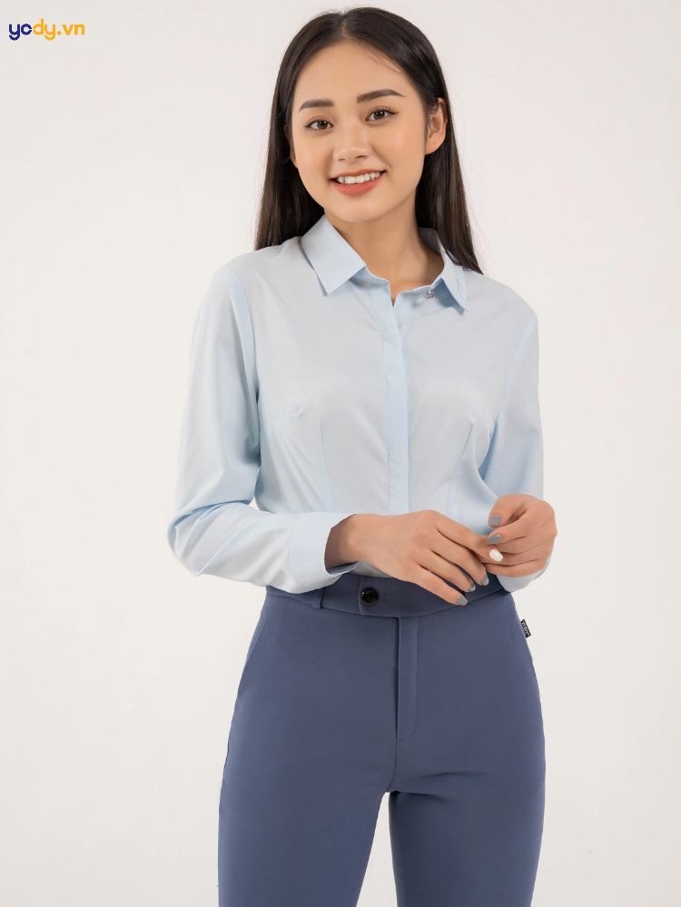 Các kiểu áo sơ mi nữ dễ thương