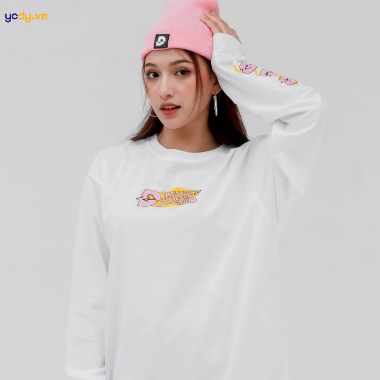 Áo thun dài tay dáng sweater