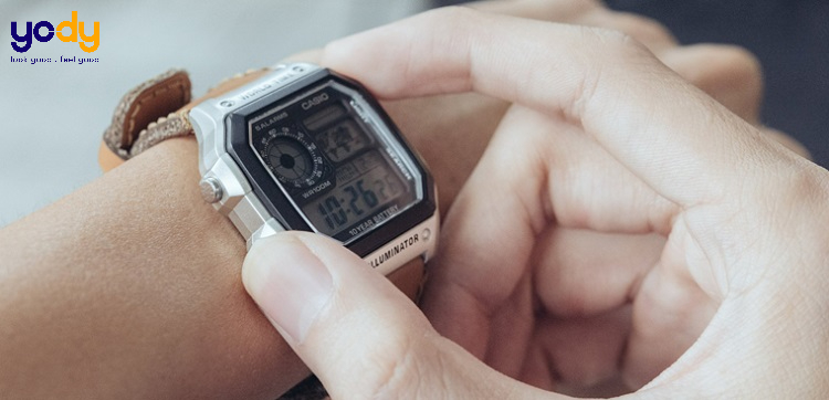 cách chỉnh giờ đồng hồ casio