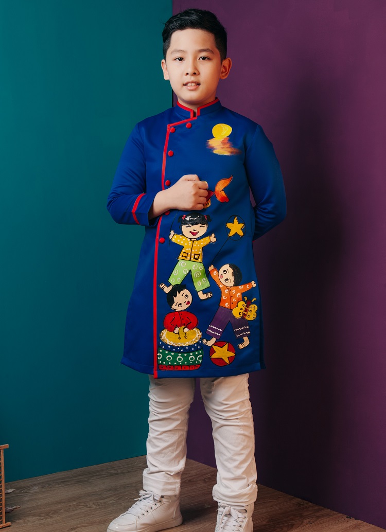 Cách chọn áo dài cách tân cho bé trai