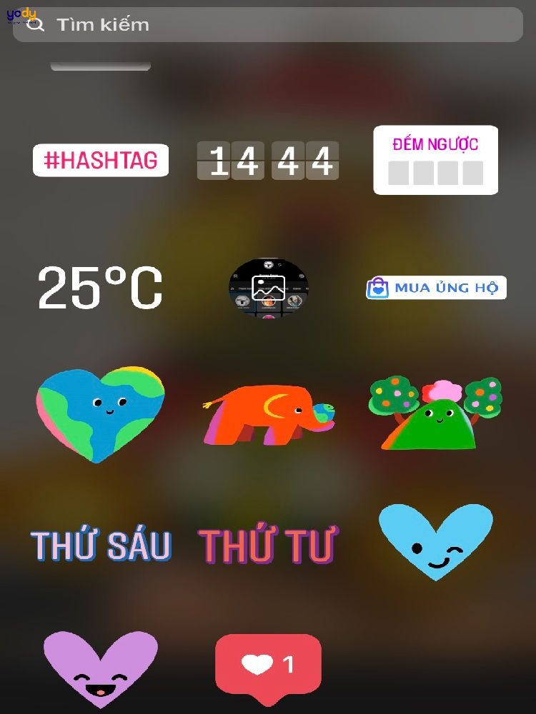 Cách chụp ảnh trên Instagram có sticker đẹp